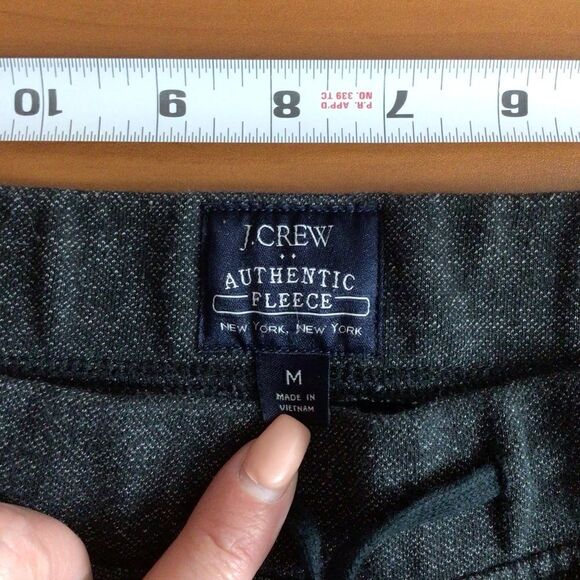 Mens Gray‎ J Crew Authentic Fleece Tie Waist Jogger Size Medium - Picture 4 of 7